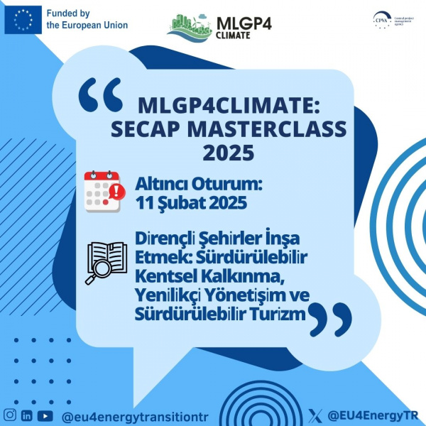 Join valuable online workshop of MLGP4Climate: SECAP Masterclass 2025 on 11 February 2025!